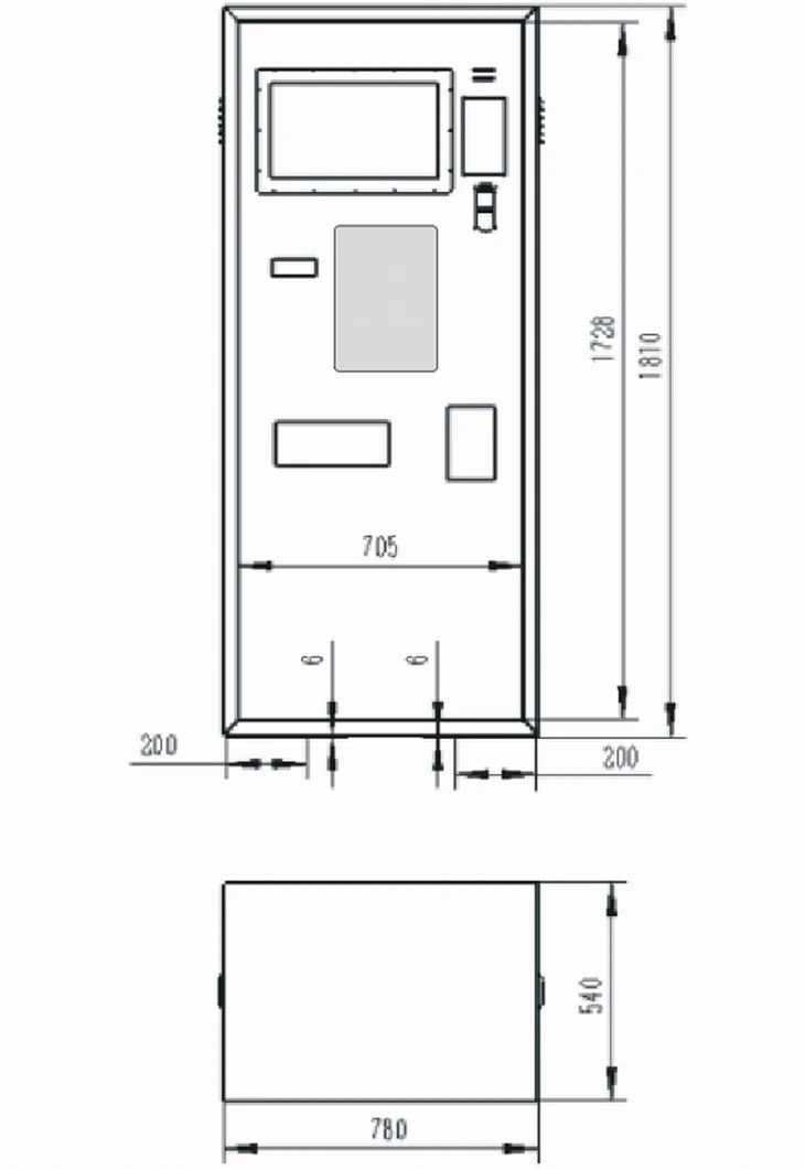 COMA Parking Payment Machine For Shopping Mall Also Airport And Railway Parking